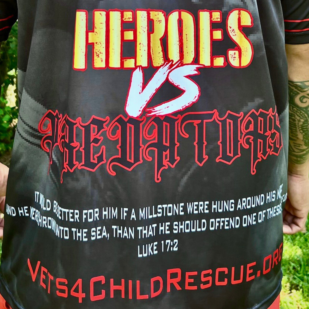 Heroes Vs Predators / Protect Children jersey