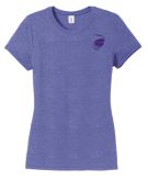 Women's Royal Frost V-Neck Fitted T-Shirt