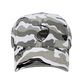 Grey, White & Black Camo Snapback Hat