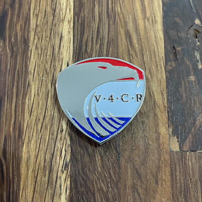V4CR Red, White & Blue Eagle Pin